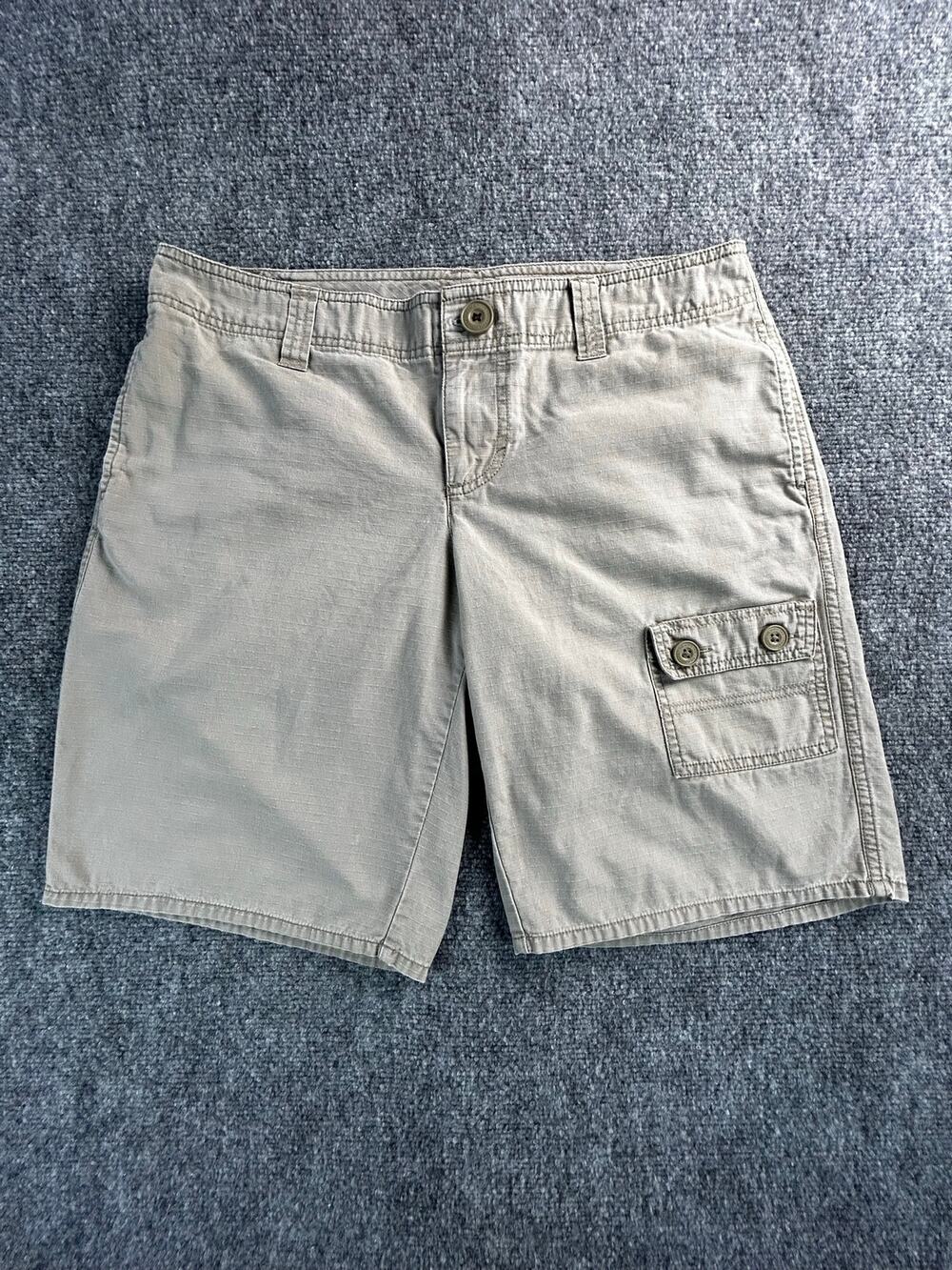 The North Face Women's Ripstop Cargo Hiking Shorts Gray Size 10 Long - Picture 1 of 10